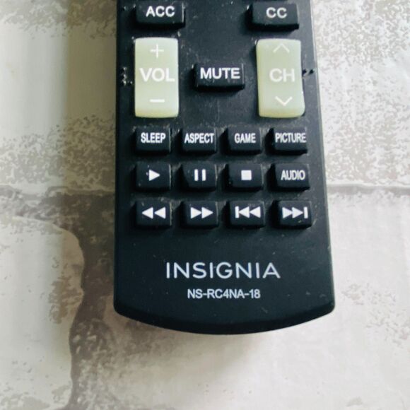 Original Insignia NS-RC4NA-18 Remote Control Replacement - Picture 4 of 4